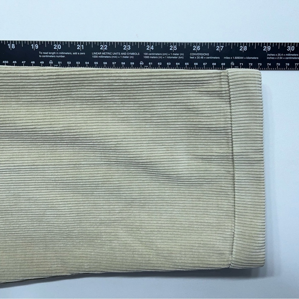 Brooks Brothers Corduroy Pants Mens Size 36x30 Elliot Fit Pleated Cuffed Preppy - Picture 8 of 12